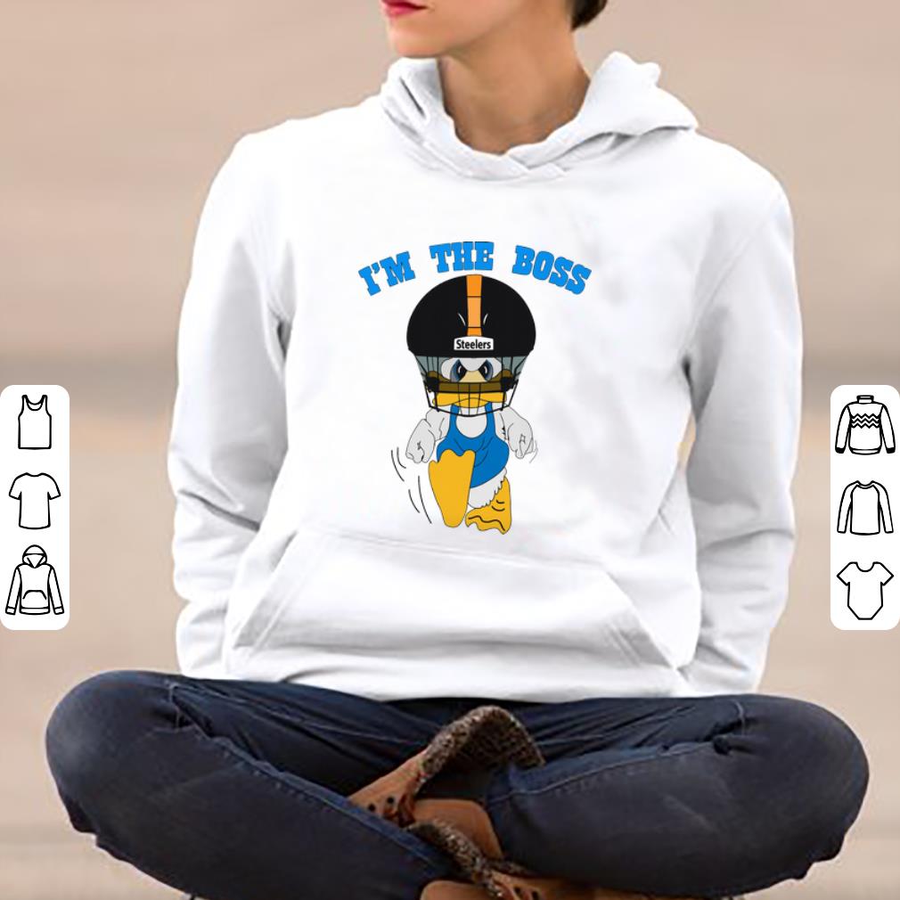 Original Donald Duck Hodges I’m The Boss Pittsburgh Steelers shirt