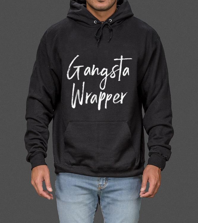 Original Gangsta Wrapper Funny Christmas Holiday Pun Tee sweater