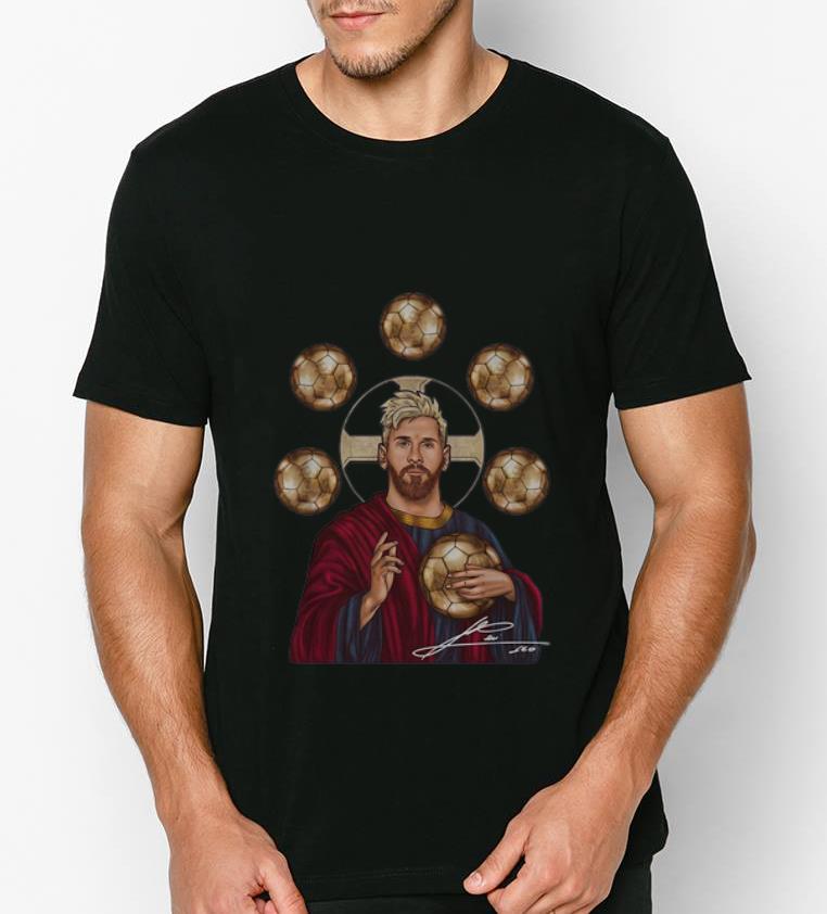 Original Jesus Lionel Messi Six Ballon D'or Signature shirt