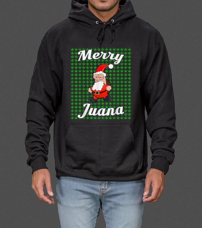 Original Marijuana Christmas Weed Stoned Santa Merry Juana sweater