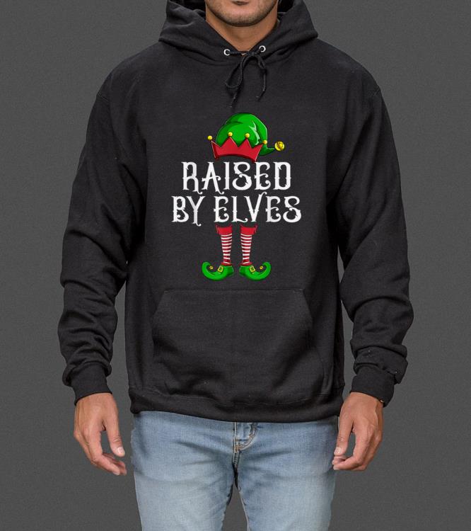 Original Raised By Elves Matching Family Group Christmas Elf Gift sweater