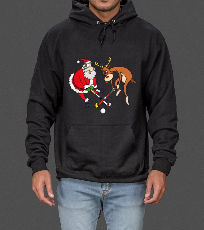Original Santa Reindeer Field Hockey Lover Player Funny Xmas Gifts sweater