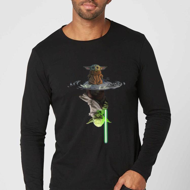 Original Star Wars Baby Yoda Water Reflection Mirror shirt