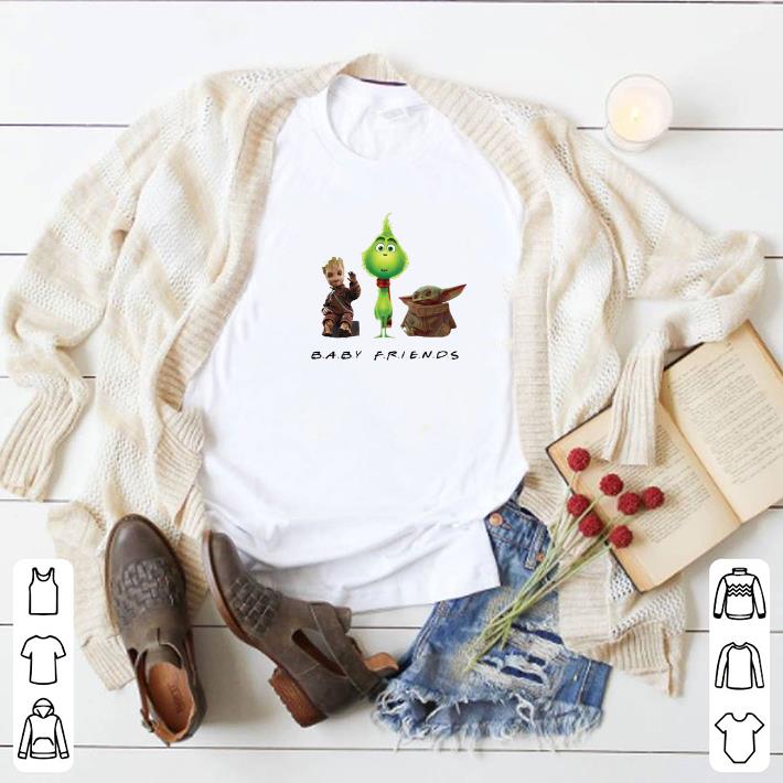 Premium Baby Friends Baby Yoda Baby Grinch And Baby Groot shirt