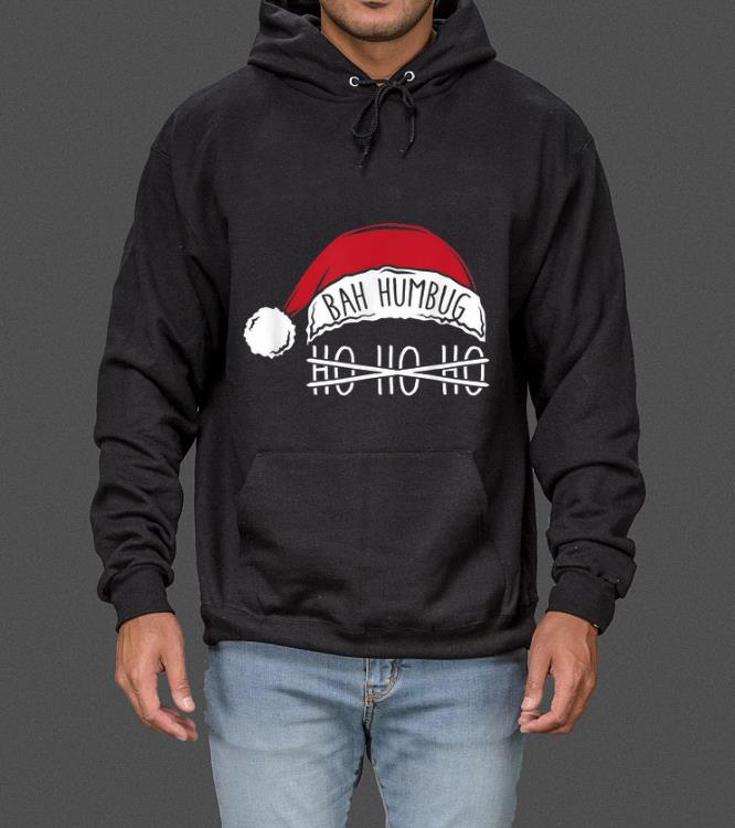 Premium Bah Humbug Santa Hat No Ho Ho Ho Anti Xmas Grouch sweater