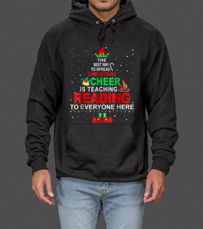 Premium Reading Teacher Christmas - Elf Christmas Cheer sweater
