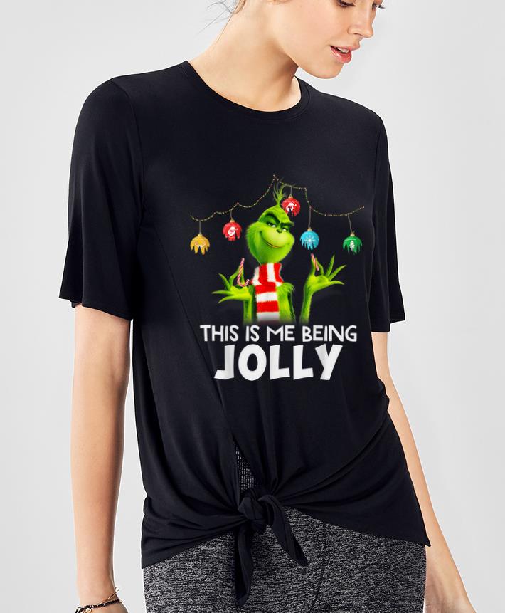 Premium The Grinch Naughty Grinch This Is Me Being Jolly Christmas shirt