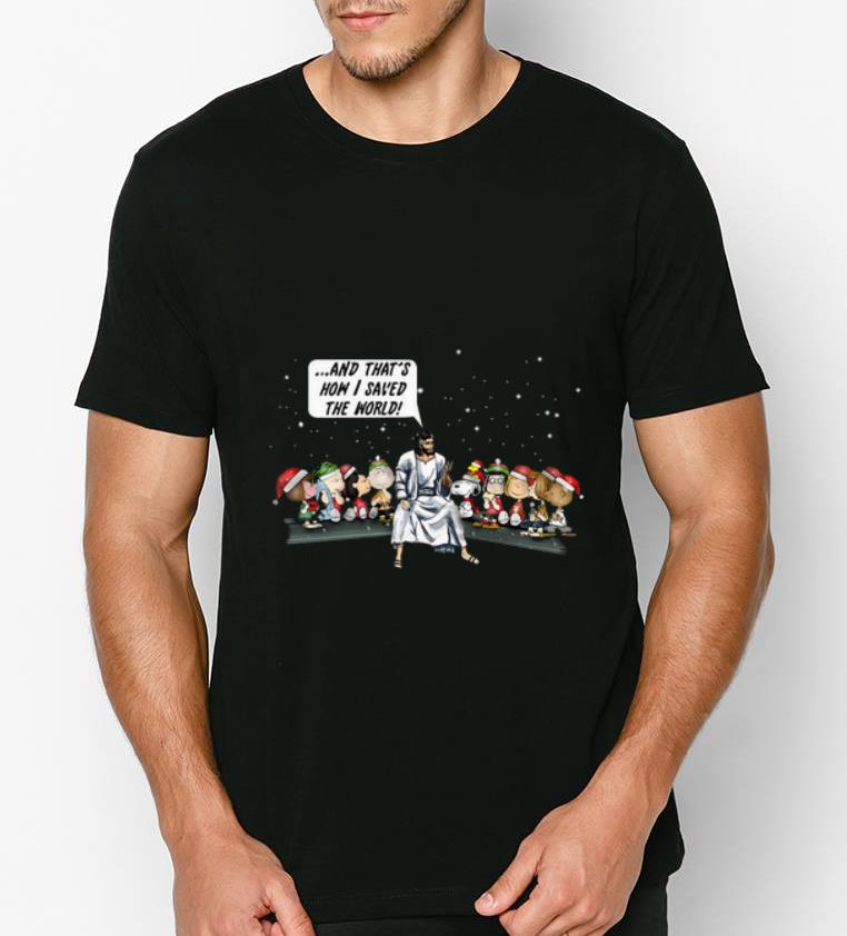 Pretty And that’s how I saved the world Peanuts and Jesus shirt