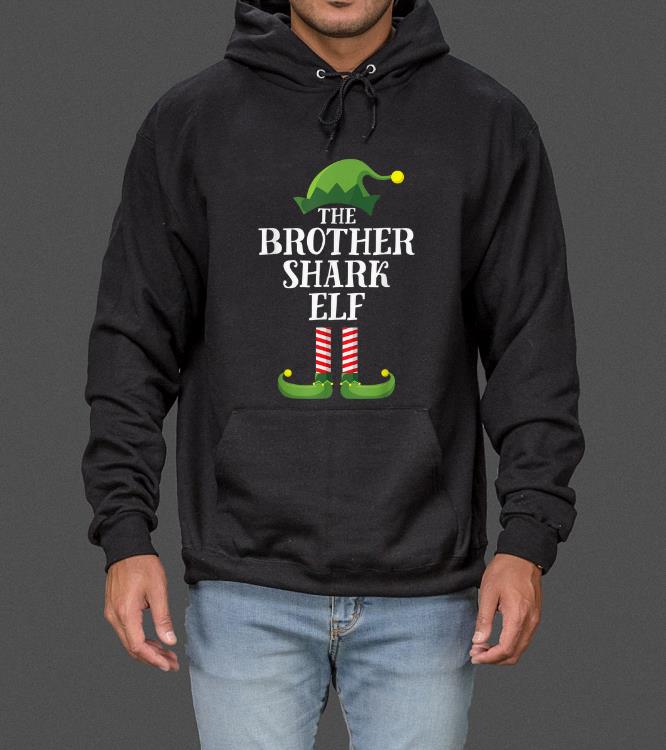 Pretty Brother Shark Elf Matching Family Group Christmas Party PJ sweater