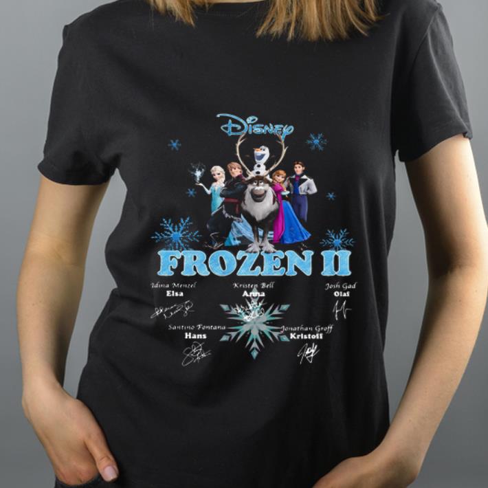 Pretty Disney Frozen 2 Characters signatures shirt