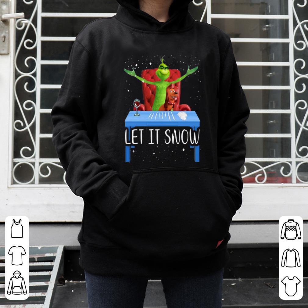 Pretty Grinch And Max Let It Snow shirt