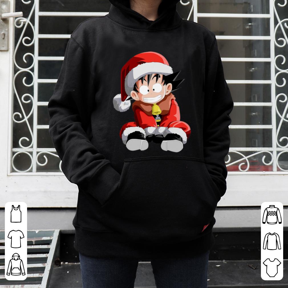 Pretty Kid Goku Santa Claus Merry Christmas shirt