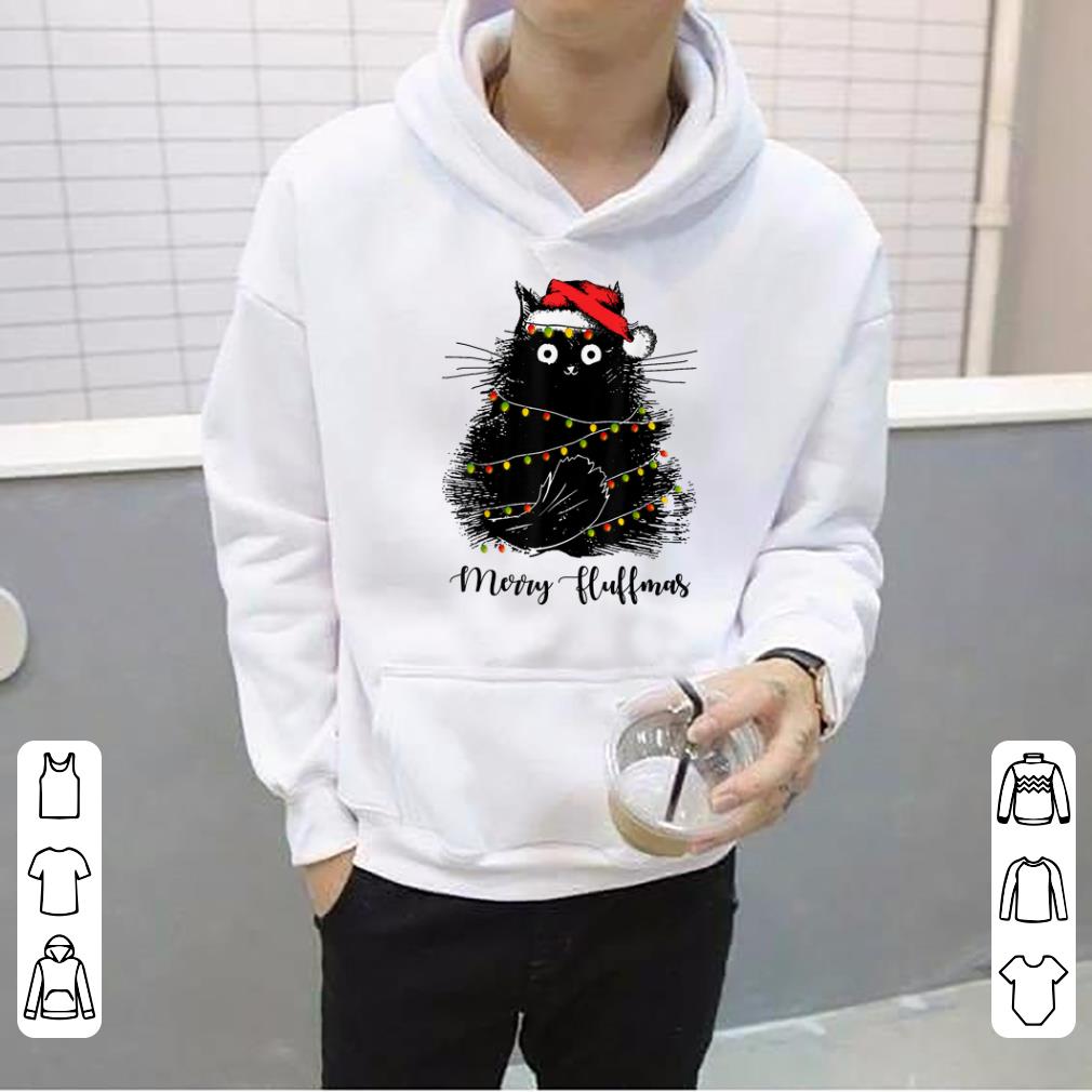 Pretty Merry Fluffmas Cats With Santa Hat Merry Christmas Gifts sweater