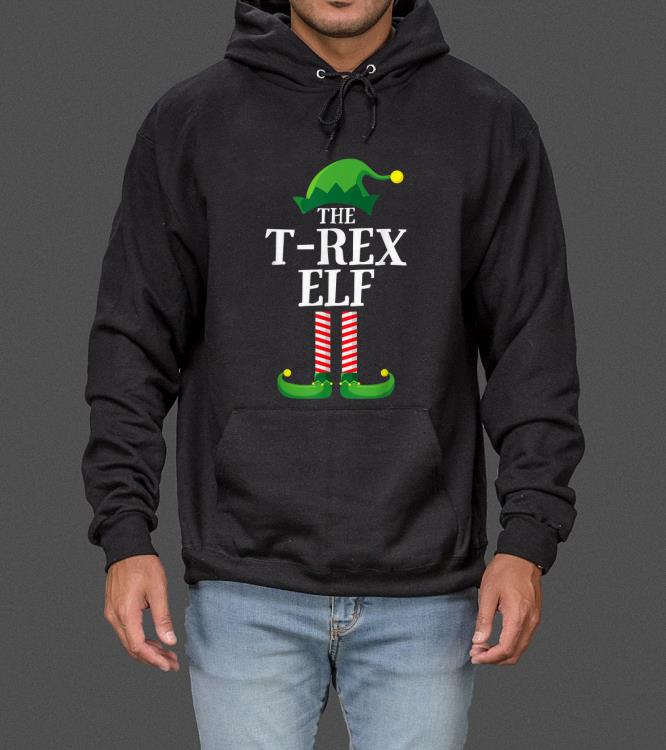 Pretty T Rex Elf Matching Family Group Christmas Party Pajama sweater