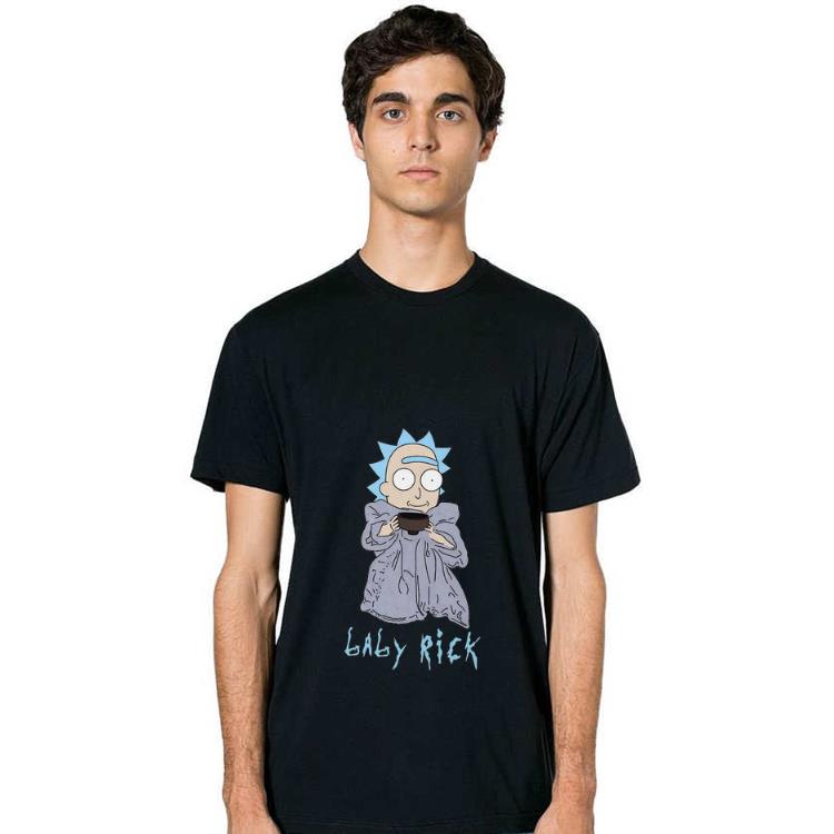 Top Baby Rick Sanchez Baby Yoda I Need Coffee shirt 1 Top Baby Rick Sanchez Baby Yoda I Need Coffee shirt 2