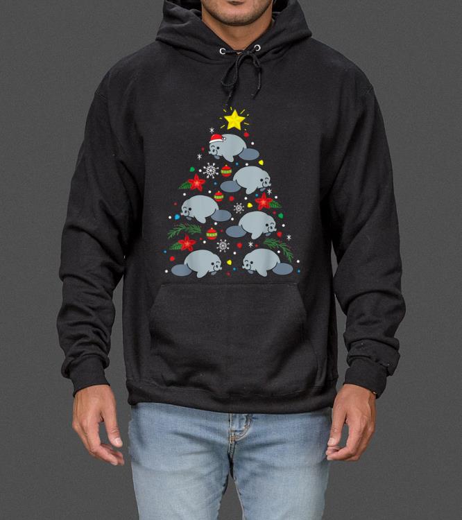Top Manatee Christmas Ornament Tree Funny Mom Dad Gift sweater