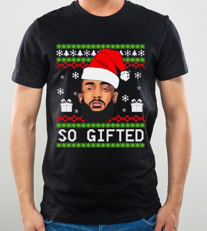 Top Santa Lebron James So Gifted Ugly Christmas shirt