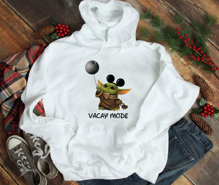 Top Star Wars Baby Yoda Mickey Mouse Vacay Mode shirt 1 Top Star Wars Baby Yoda Mickey Mouse Vacay Mode shirt 2