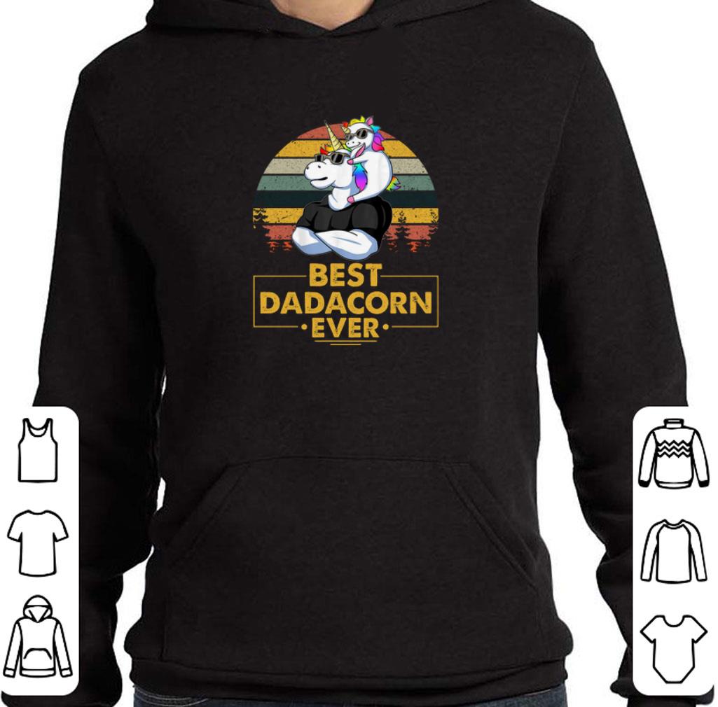 Unicorn best dadacorn ever vintage shirt