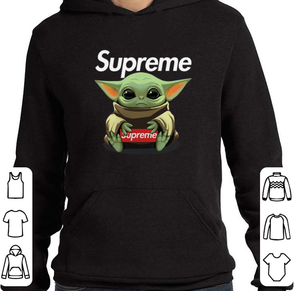Awesome Baby Yoda hug Supreme Star Wars shirt