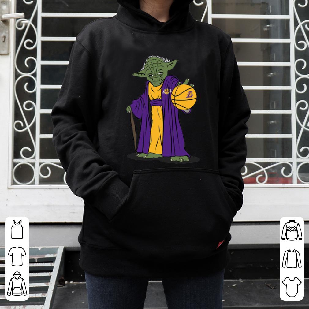 Awesome Master Yoda Basketball Los Angeles Lakers shirt