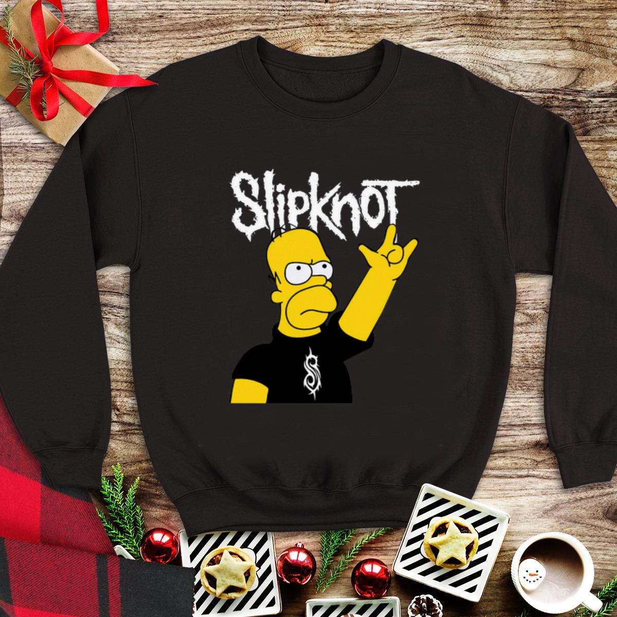 Awesome The Simpsons Slipknot shirt