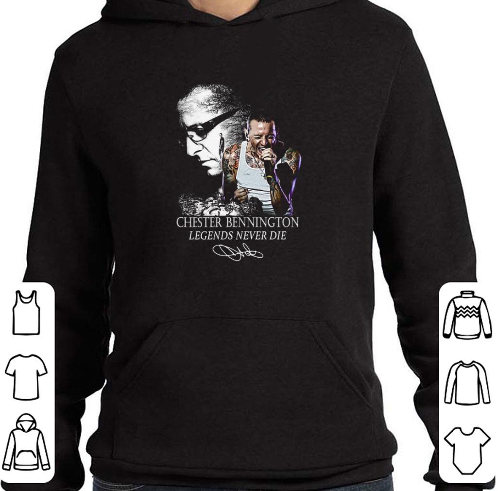 Funny Chester Bennington legends never die signature Linkin Park shirt