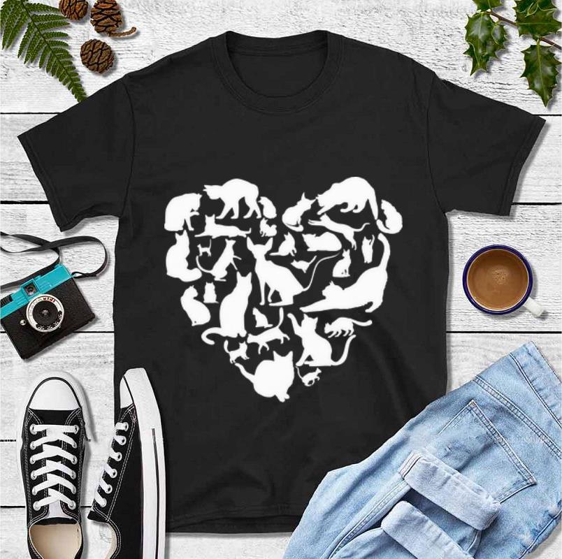 Great Crazy Cat Lady Heart I Do What I Want Cat Lovers shirt
