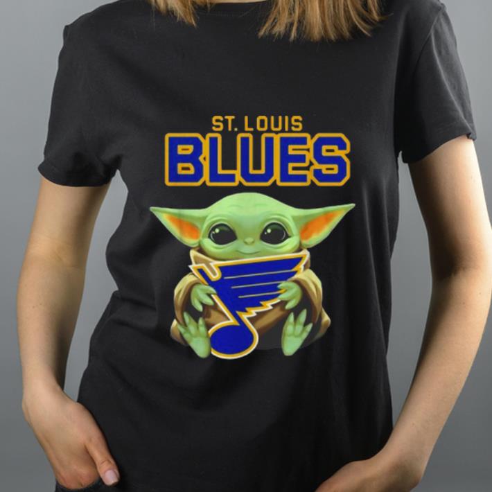Great Star Wars Baby Yoda Hug NHL St. Louis Blues shirt
