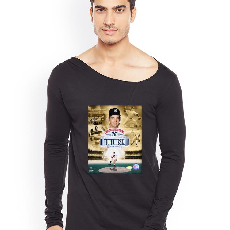 Hot 50th Nanniversary The Only Perfect Game In World Series Don Larsen Signature shirt