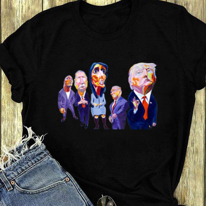 Nice Donald Trump Dwayne Johnson John Kasich Nikki Haley Mike Pence shirt