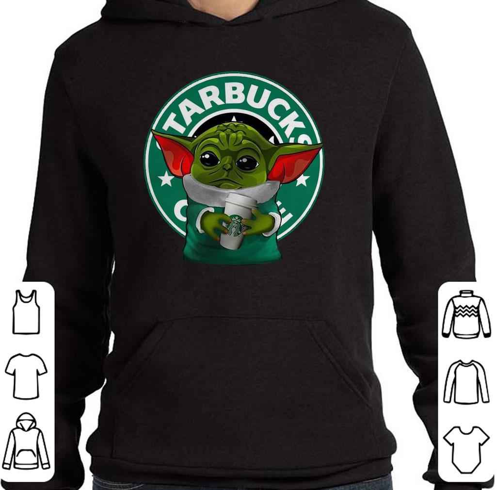 Nice Star Wars Baby Yoda Hug Starbuck Coffee shirt