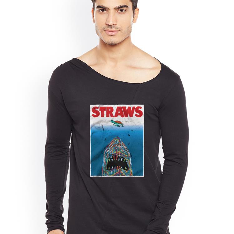 Nice Straws Shark Save The Turtles shirt