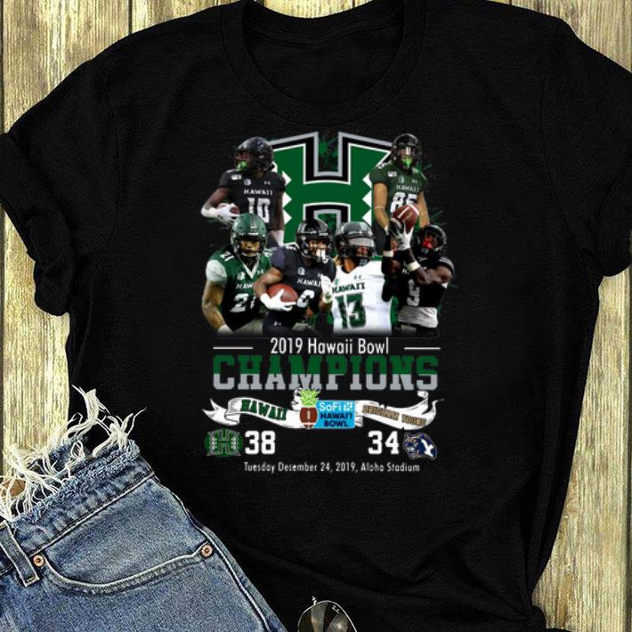 Official 2019 Hawaii Bowl Champions Brigham Young shirt