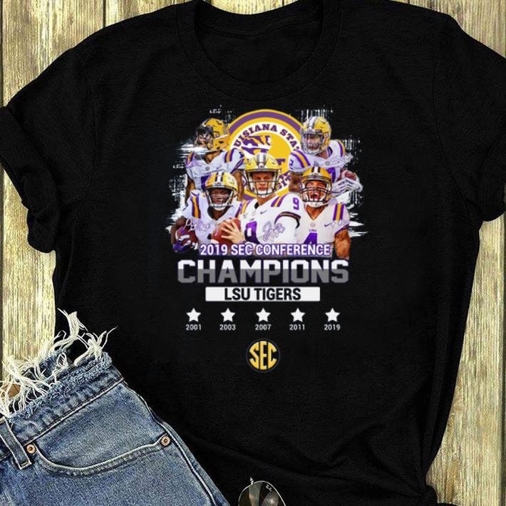 Original Louisiana State University Lsu Tigers 2019 Sec Conference Champions shirt