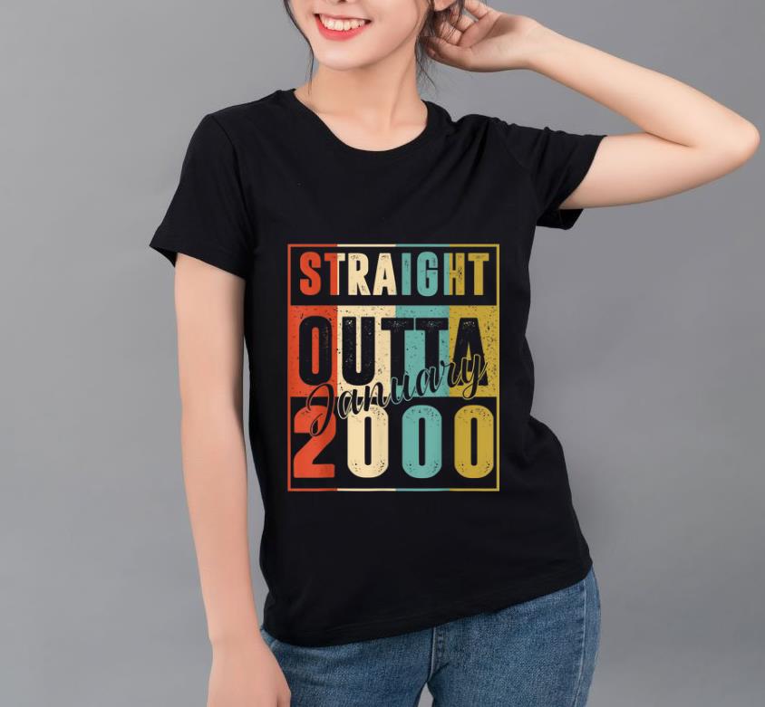 Original Straight Outta January 2000 Retro shirt
