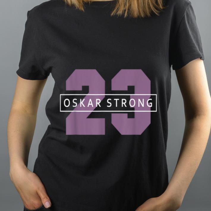Premium 23 Oskar Strong Fight Against Cancer shirt