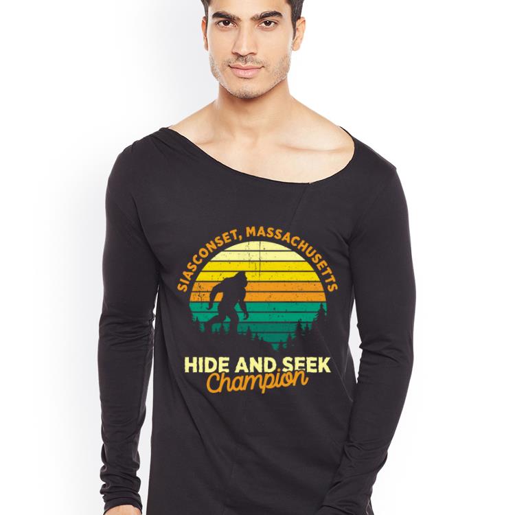 Premium Big Foot Siasconset Massachusetts Hide And Seek Champion shirt