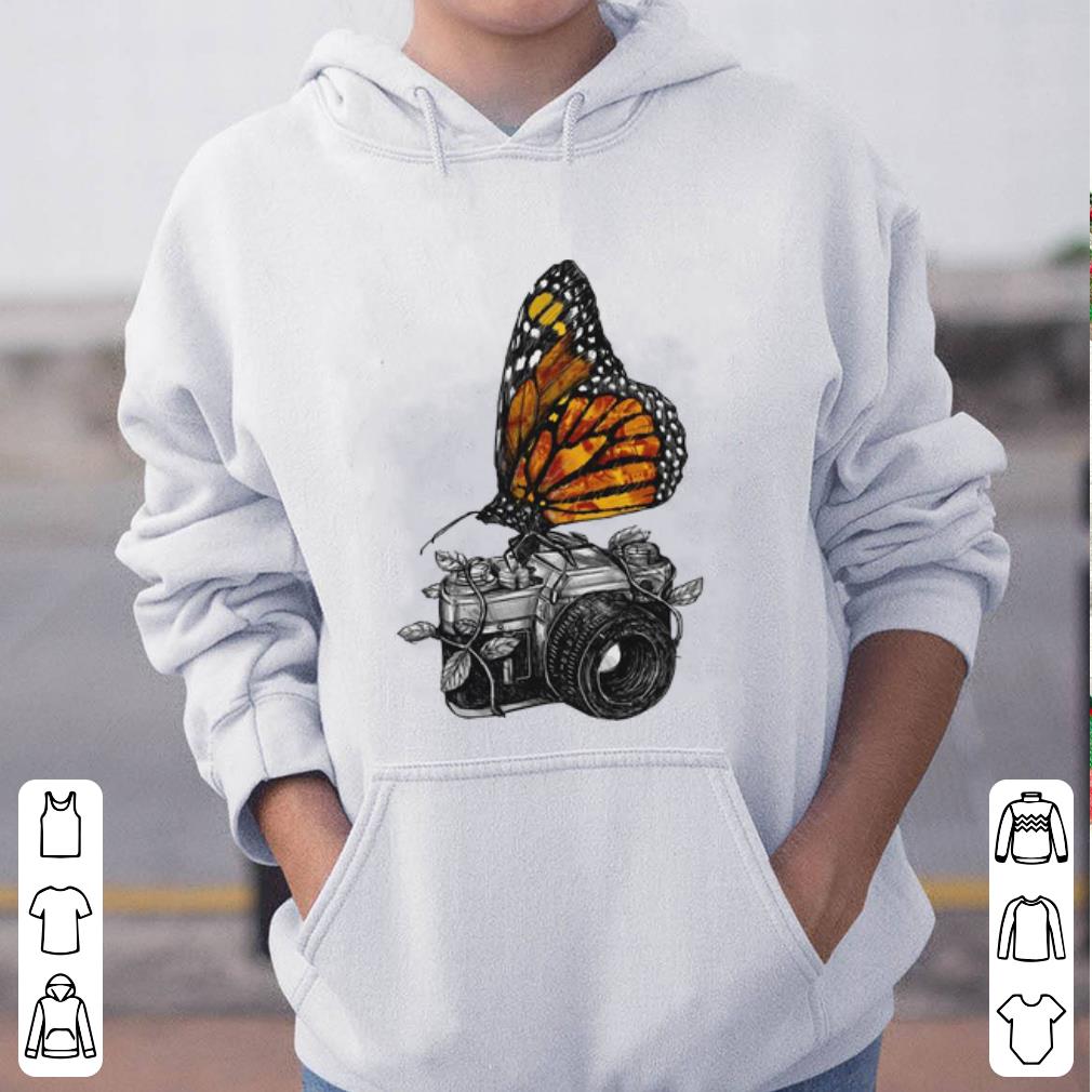Premium Butterfly And Camera Art shirt