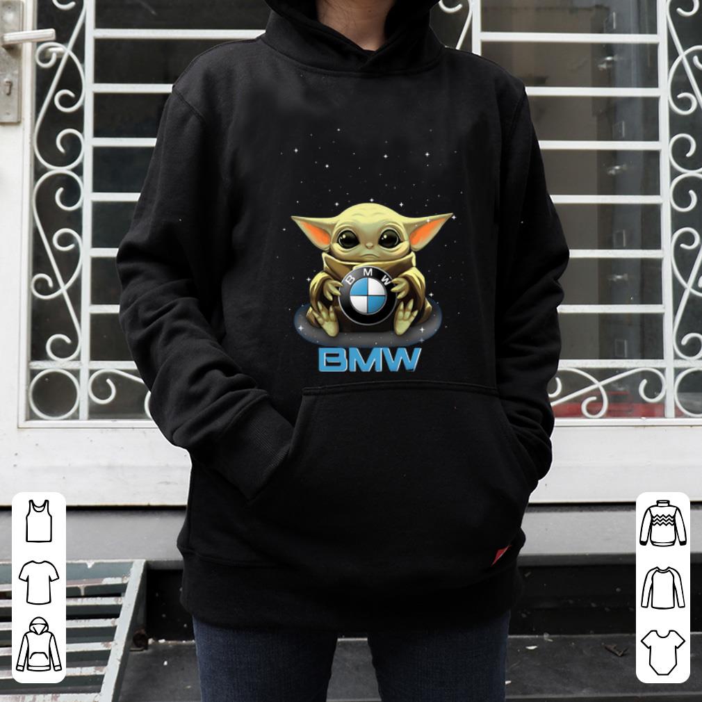 Pretty Star Wars Baby Yoda Hug BMW shirt