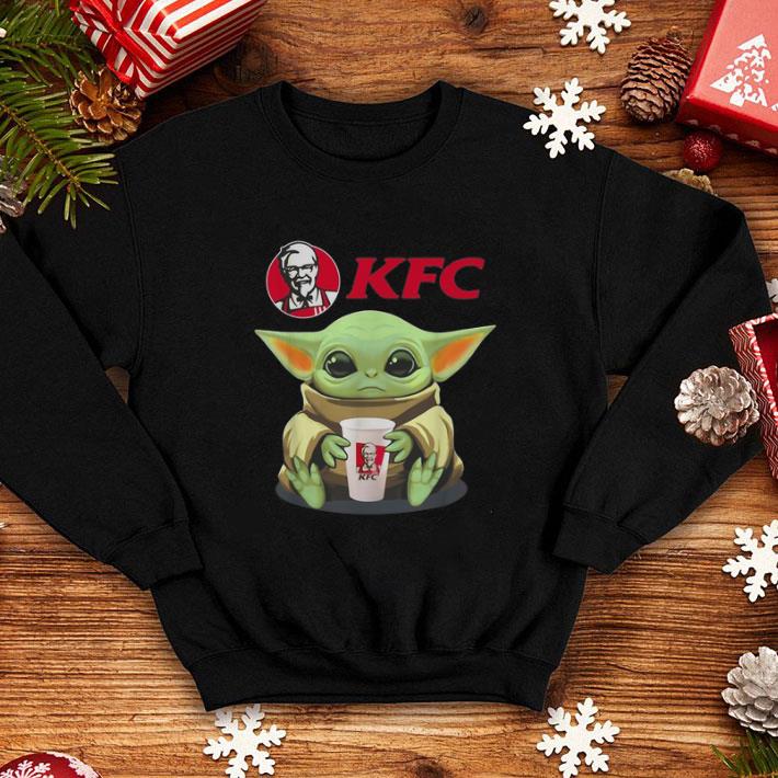 Star Wars Baby Yoda hug KFC Mandalorian shirt
