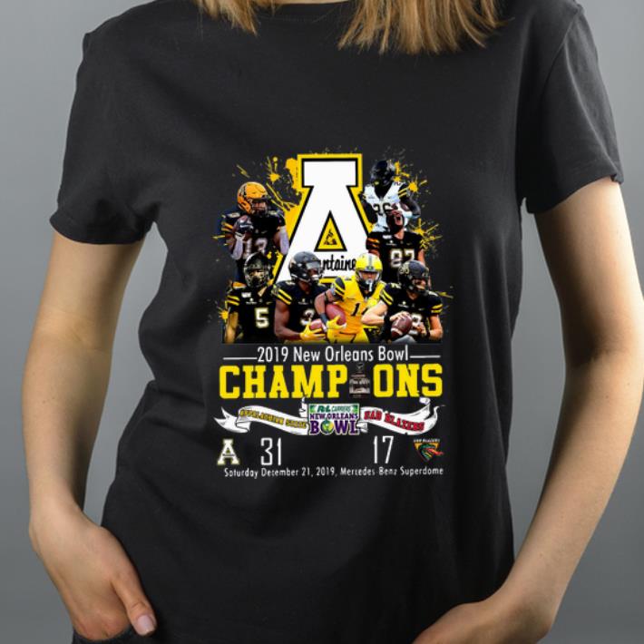 Top 2019 New Orleans Bowl Champions Appalachian State UAB Blazers shirt