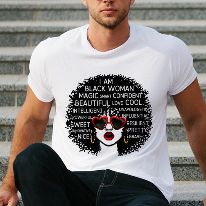 Top I Am Black Woman African American Queen shirt