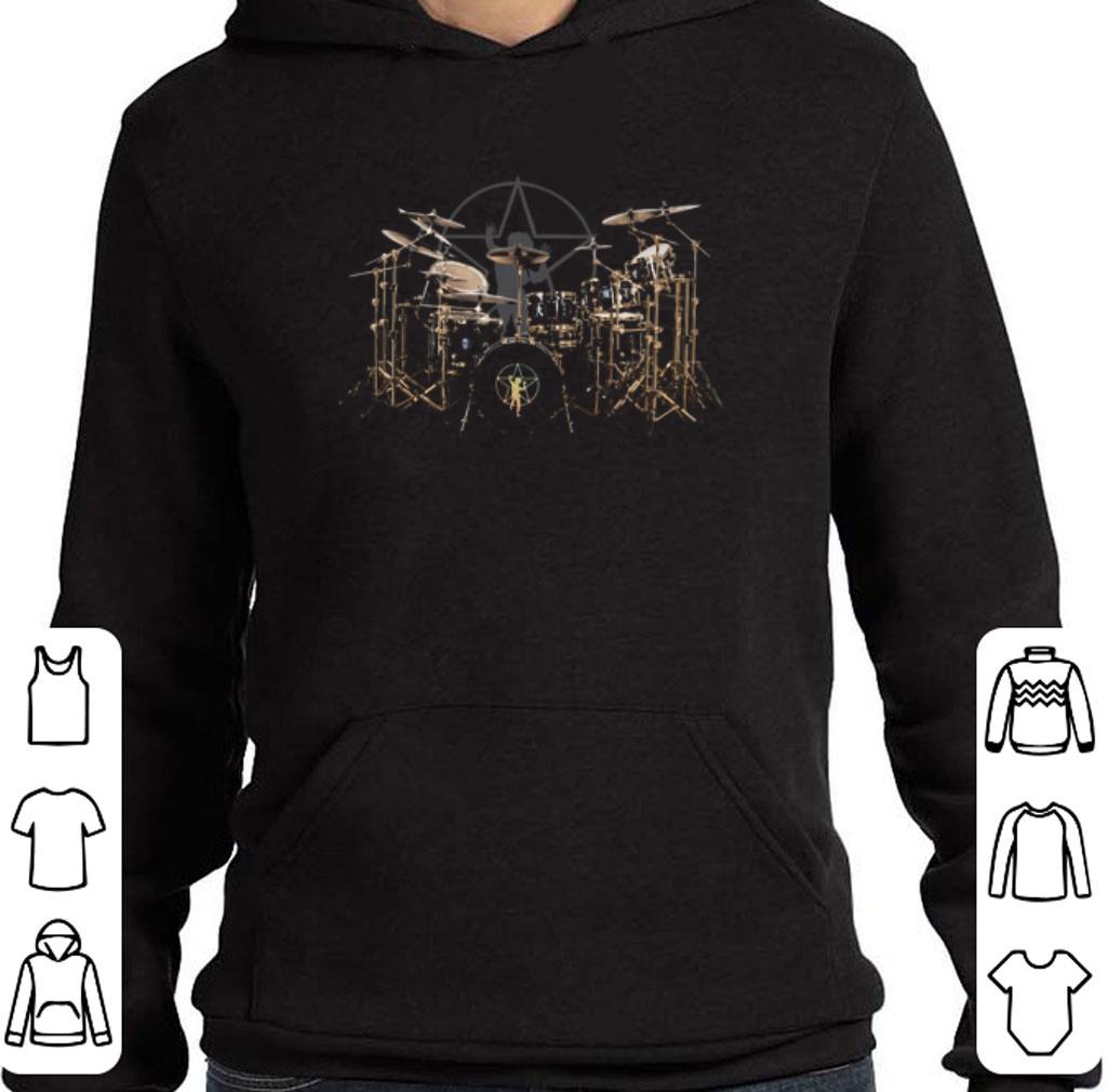 Top The legend drummer set Rush rock logo shirt 5 Top The legend drummer set Rush rock logo shirt