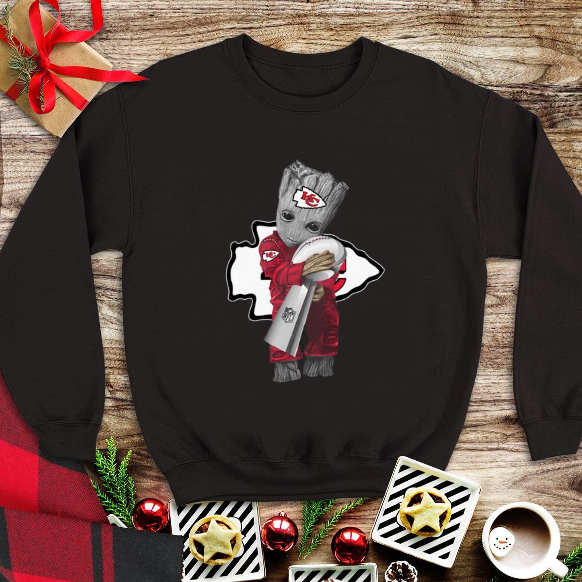 Awesome Baby Groot Hug Kansas City Chiefs Super Bowl shirt Awesome Baby Groot Hug Kansas City Chiefs Super Bowl shirt 1