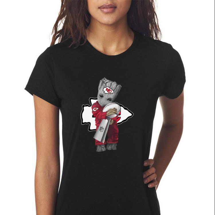 Awesome Baby Groot Hug Kansas City Chiefs Super Bowl shirt 2 Awesome Baby Groot Hug Kansas City Chiefs Super Bowl shirt 3