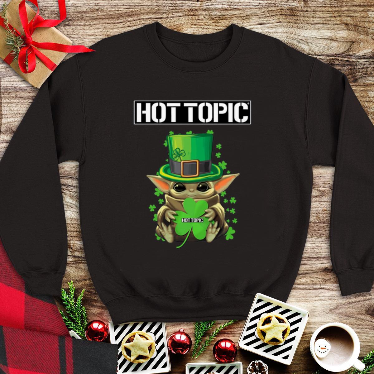 Awesome Baby Yoda Hottopic Shamrock St.Patrick’s Day shirt Awesome Baby Yoda Hottopic Shamrock St.Patrick’s Day shirt 1