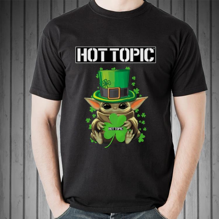 Awesome Baby Yoda Hottopic Shamrock St.Patrick’s Day shirt 1 Awesome Baby Yoda Hottopic Shamrock St.Patrick’s Day shirt 2