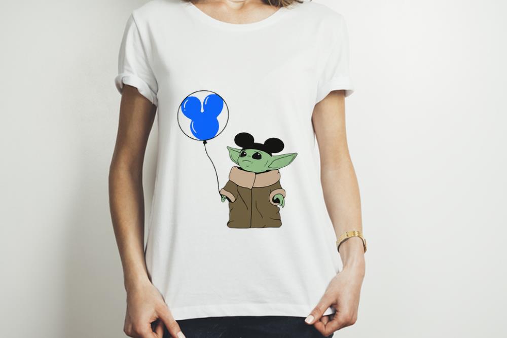 Awesome Baby Yoda Mickey Mouse shirt 1 Awesome Baby Yoda Mickey Mouse shirt 2