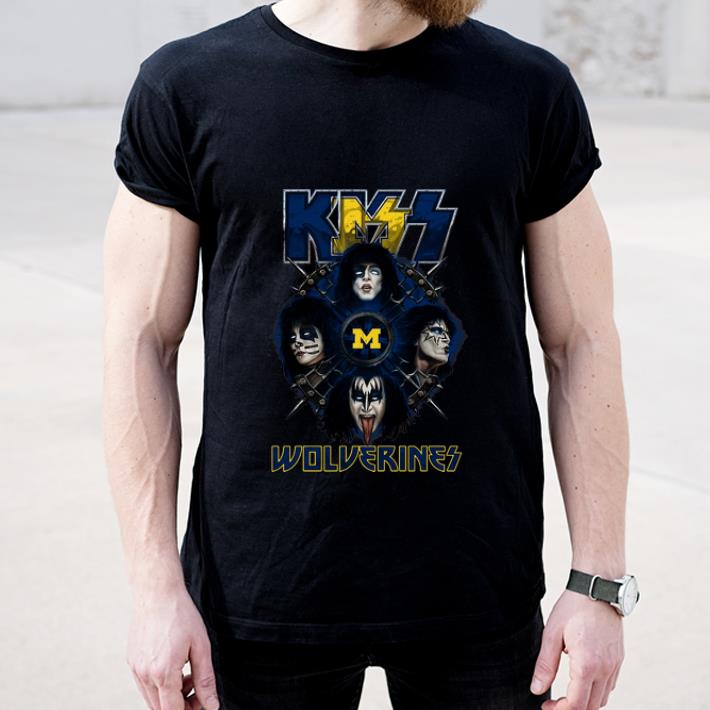 Awesome KISS Band Wolverines Michigan Wolverines shirt